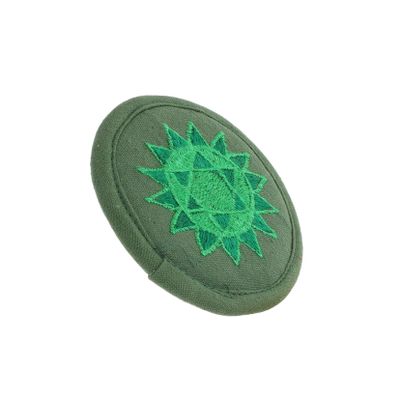 Toddmomy Embroidered Buddha Sound Bowl Pad Medium Round Cushion Mat for Meditation and Studio Decor with Lightweight and Compact for Easy Carrying