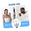 3Pcs Soft Bristles Angled Toothbrush for Gentle Denture Cleaning Portable Travel Tool for Elderly Oral Care view 3