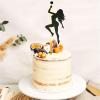 LZGXZF Acrylic Pole Dance Cake Topper Girl Cake Toppers Black and Golden Bachelor Party Cake Topper Pole Dance Decorations Bachelorette Shower Birthday Anniversar Party Decorations Supplies view 3