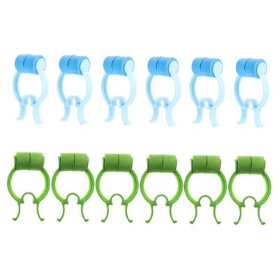 12Pcs Portable Nose Bleed Stoppers Clips for Lung Breathing Training Durable Nasal Clips for Household Use Compact and Easy to Carry for Travel and Outdoor Activities