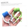12Pcs Portable Nose Bleed Stoppers Clips for Lung Breathing Training Durable Nasal Clips for Household Use Compact and Easy to Carry for Travel and Outdoor Activities view 2