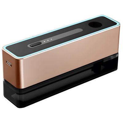 0.5 L Essential Oil Nebulizer With Touch Controls, Led Lights, Portable Desk Aromatherapy Diffuser, Usb Rechargeable, Alloy Build For Home Or Office