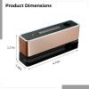 0.5 L Essential Oil Nebulizer With Touch Controls, Led Lights, Portable Desk Aromatherapy Diffuser, Usb Rechargeable, Alloy Build For Home Or Office view 2