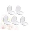 Ipetboom 5-Pack Denture Case with Vent Holes Hinged Lid for Secure Storage Mouth Guard and Dental Retainer Box for Travel and Home view 2