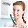 3Pcs Dual Head Denture Cleaning Brushes Ergonomic False Toothbrush for Efficient Cleaning Durable and Lightweight Design view 4