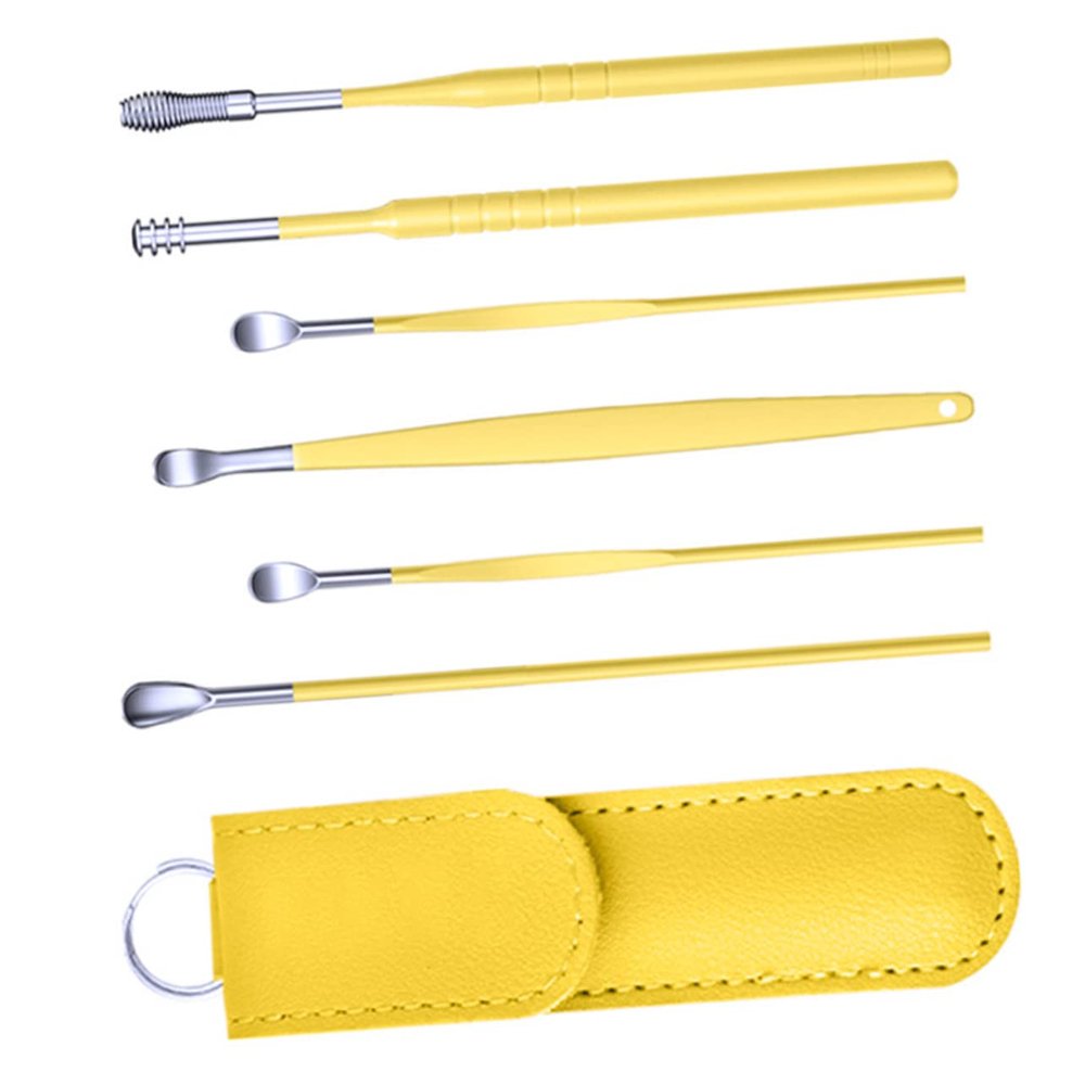 1Set Portable Ear Cleaner Tools with Storage Box Durable and Ergonomic Design for Wax Removal and Comfortable Ear Cleaning