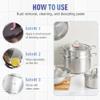VLZLQ Stainless Steel Scratch Remover for Appliances, Upgraded Multi-purpose Stainless Steel Scratch Remover Paste for for Appliances, Grease, Oven, Sink (2) view 4