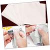 100pcs Suede Cleaning Cloth Jewelry Silver Polishing Cloth Glasses Lens Cleaning Cloth Eye Glasses Lens Cleaner Cloth Watch Polishing Cloth Eyeglass Cloth for Cleaning Grey view 3