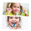LALADEFIEE 12pcs Boys and Girls Toothbrush Pack Boy Girl Finger Brush Soft Bristles Training Toothbrush Silicone Oral Care view 3