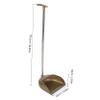 1 Set Long Handle Broom and Dustpan Scraper Home Cleaning Durable Ergonomic Design with Hair Comb for Indoor and Outdoor Use view 2