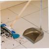 1 Set Long Handle Broom and Dustpan Scraper Home Cleaning Durable Ergonomic Design with Hair Comb for Indoor and Outdoor Use view 4