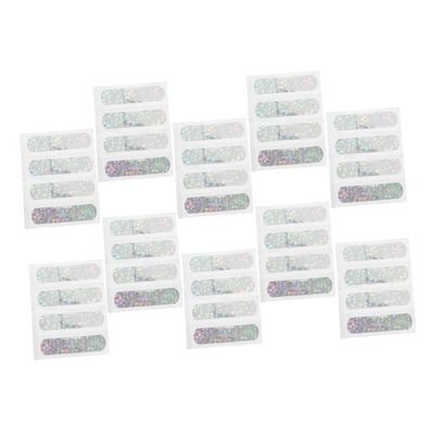 50Pcs Glitter Bandage Wraps for Adults Funny Protective Patches with Eye Catching Night Design Durable and Breathable Scrapes and Burns for All