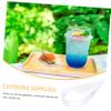 20Pcs Disposable Dessert Spoons Versatile Tasting Spoons for Appetizers Soups and Desserts Stylish Design for Buffets and Parties for Ice Sushi and Cakes view 3