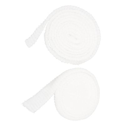 2 Rolls Breathable Elastic Finger Fixing Bandage of Tubular Mesh for First Aid Flexible Support for Injuries for Sports Hiking and Daily Activities