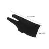 1Pair High Elasticity Drawing Tablet Gloves Accidental Touch Design Finger Style for Left Right Hands Lightweight Breathable for Artists Compatible with Touch Devices view 2