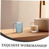 3pcs Modern Toothbrush Cups Set Versatile Household Toothbrush Holders for Brushing Rinsing Travel Durable Plastic Tumbler Stylish Transparent Easy to Clean Maintain view 3
