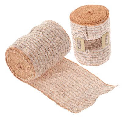 MUCKLILY 2Rolls Elastic Compression Bandage Wrap for Sports Injury Support Breathable and Flexible Athletic Wrap for Wrist Ankle Knee Fixation and Outdoor Use