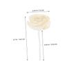 2pcs Flower Diffuser Sticks Decorative Artificial Floral Diffuser with Cotton Wick for Home Office Bedroom Aesthetic Maintenance Scented Flower Replacement Refills view 2