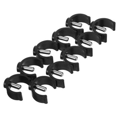 10Pcs Heavy Duty Crutch Pin Locks Durable Steel Plastic Walker Tube Clip Non Slip Support for Seniors and Disabled Mobility Accessories