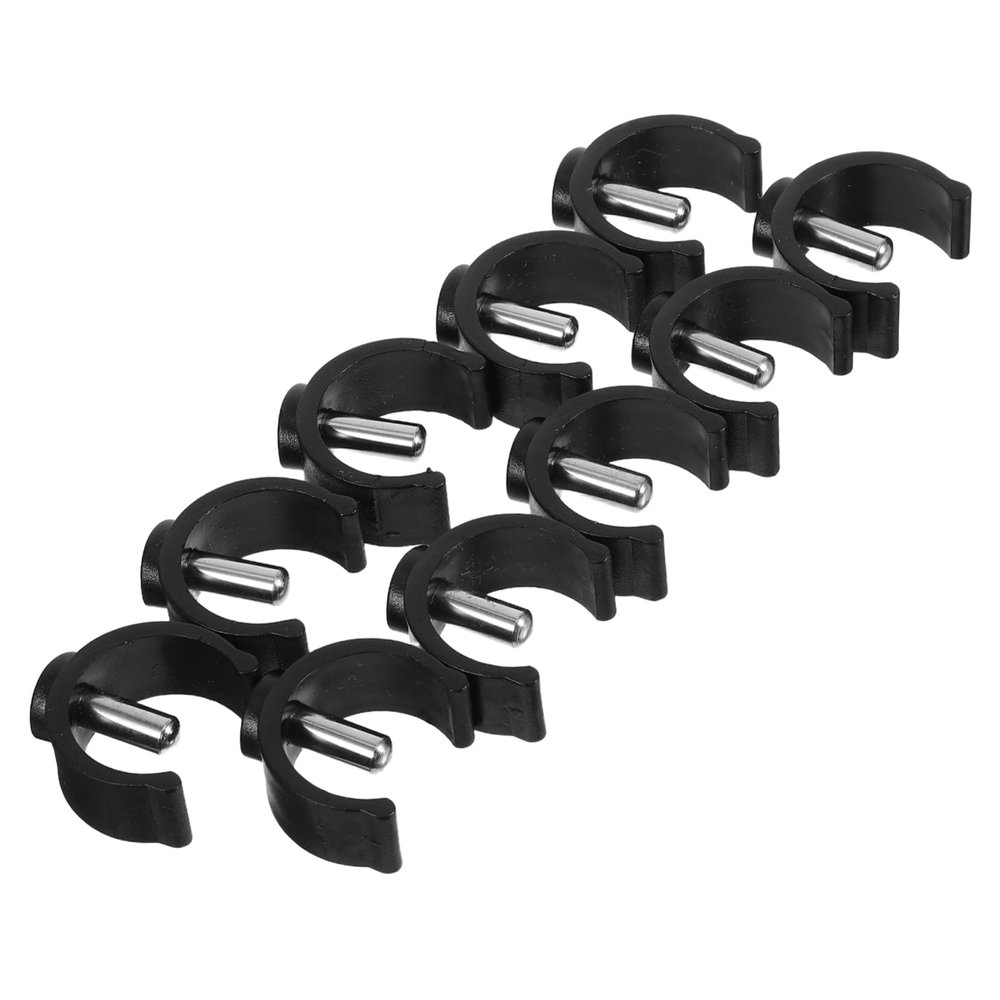10Pcs Heavy Duty Crutch Pin Locks Durable Steel Plastic Walker Tube Clip Non Slip Support for Seniors and Disabled Mobility Accessories