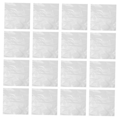Healeved 100Pcs Transparent Cellophane Wrap for Flower Bouquets Clear Film for DIY Crafts Elegant Floral Packaging and Lightweight Design