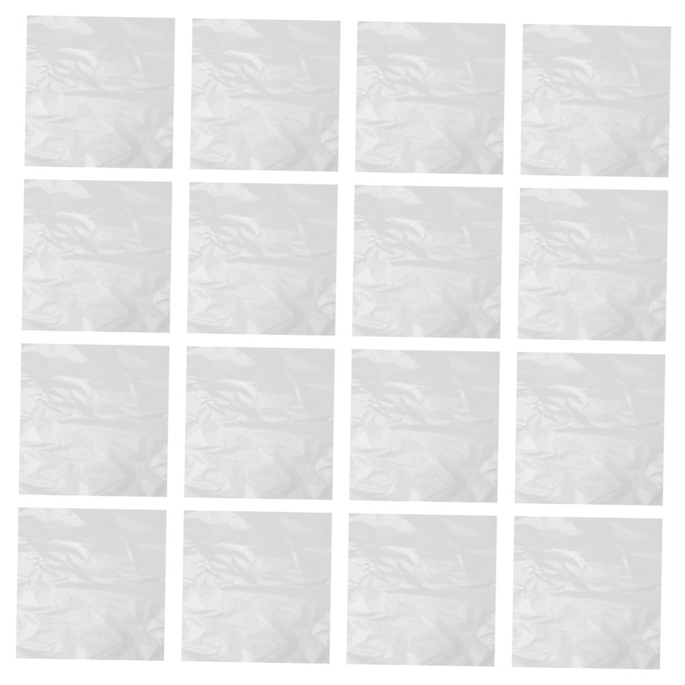 Healeved 100Pcs Transparent Cellophane Wrap for Flower Bouquets Clear Film for DIY Crafts Elegant Floral Packaging and Lightweight Design