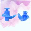 15 Pairs Silicone for Swimmers Ergonomic Design Lightweight Includes Storage Case for Preventing Swimmer Ear Blue view 2