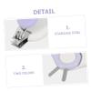 4Pcs Nail Clippers with Rounded Tips Ergonomic Grip Protective Design Safe Grooming Kit for Newborns Includes Safety Scissors Durable view 3