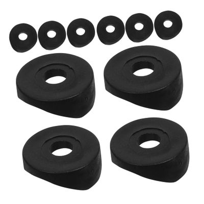 100Pcs Tube Plugs for Wheelchairs Durable Plastic Clamp Caps with Unique Duckbill Shape Easy Installation Firm Grip for Seniors and Black Color