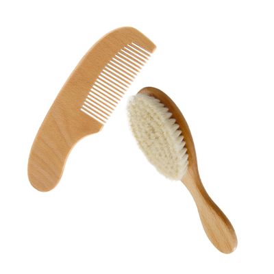 1Set Portable Wool Brush and Comb for Washing Head Massage Comb with Smooth Handle Design Lightweight and Durable Material for Easy Use