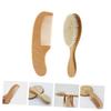 1Set Portable Wool Brush and Comb for Washing Head Massage Comb with Smooth Handle Design Lightweight and Durable Material for Easy Use view 2