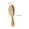 1Set Portable Wool Brush and Comb for Washing Head Massage Comb with Smooth Handle Design Lightweight and Durable Material for Easy Use view 4