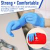 Chicingyou 30 Pairs Disposable Emergency Glove Individually Packaged Travel Gloves Travel Trauma Essential Nitrile Glove (Blue) view 3