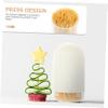 1Set Disposable Toothpick Kit with Holder Natural Dual Head Tooth Cleaners Convenient Pour Out Design for Home Office Kitchen Cafe and Restaurant Use Light Yellow view 2