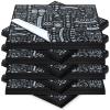 Outus 600 Pcs 8 x 10 inch Deli Wax Paper Sheets Grease Resistant Tray Basket Liners Newsprint Paper Water and Grease Proof Sandwich Wrapping Square Hot Dog Wrappers for Food Baking(Black) view 1