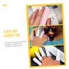 100Pcs Breathable Wear Resistant Covers for Protection Comfortable Mixed Color Sleeves for Safe Use with Pointed Tools view 2