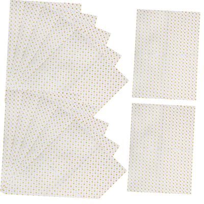20Sheets Star Pattern Tissue Paper Foil Wrapping Paper for Boxes Bouquets and Crafts Delicate Design for Weddings and Celebrations