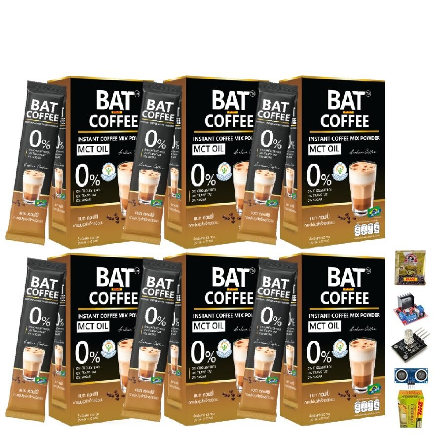 Arabica Blend Roasted Fruit Snack No Sugar Good Shape 10 Sachets/Box (100g) BatCoffee Instant Coffee Powder Set 6 No0992896465 By Beautygoodshop [Get Free For You Beauty Gifts]