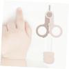 Abaodam Boy Girl Nail Clippers Set Boy Girl Nail Trimmer Newborn Safety Scissor Manicure Kit File view 4