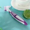 Denture Brush Set 2-Pack Dual-Sided Soft Nylon Brushes for Deep- Denture Surfaces, Gaps & Hard-to- Areas view 3