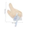 1Pair Scratch Mittens for Newborns Comfortable Thumb Guard to Prevent Finger Breathable Hand Mittens for Boy Girl String view 2