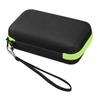 1Pc Portable Eva Storage Bag Shockproof Case with Lanyard Compatible with Infrared Thermometers Compact Design for Easy Travel Durable Black view 1