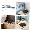 1Pc Portable Eva Storage Bag Shockproof Case with Lanyard Compatible with Infrared Thermometers Compact Design for Easy Travel Durable Black view 3