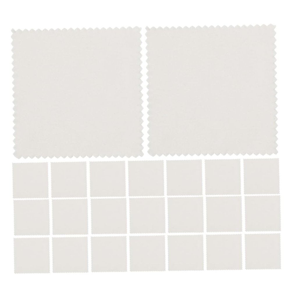 100pcs Suede Cleaning Cloth Jewelry Cleaning Cloth for Winds Instruments Camera Lens Cleaning Cloth Silver Polishing Cloth Lens Cloths Eyeglasses Eyeglass Cleaning Cloth Grey