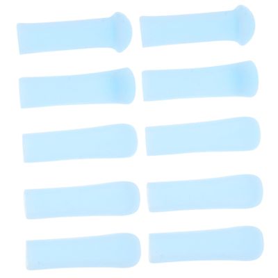 10pcs Silicone Ear Spoon Tips Replacement Ear Wax Removal Accessories for Adults Ergonomic Design for Easy Cleaning