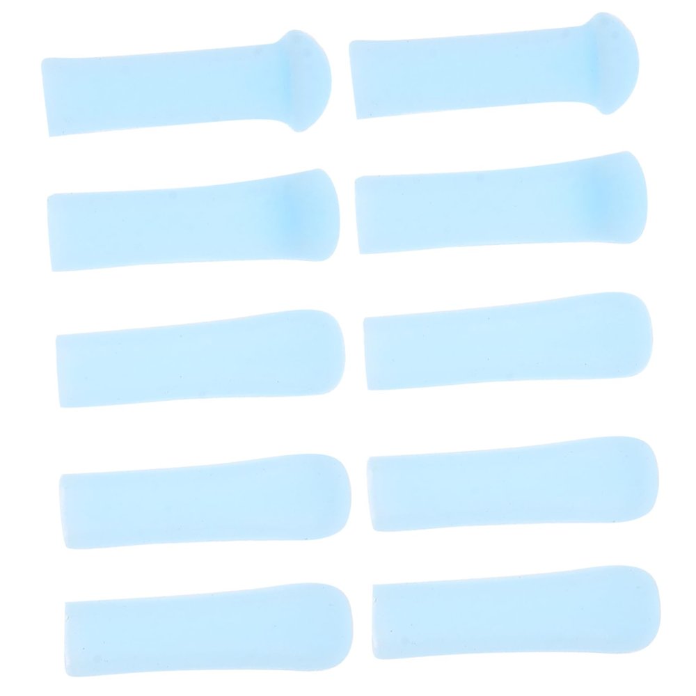 10pcs Silicone Ear Spoon Tips Replacement Ear Wax Removal Accessories for Adults Ergonomic Design for Easy Cleaning