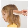 1Set Hair Brush and Wooden Comb Hair Care Kit with Wool Brush for Gentle Scalp Massage and Comfort Lightweight and Practical for Newborns view 3