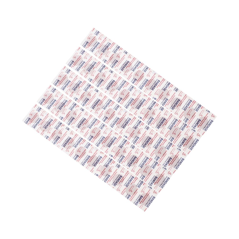 50Pcs Flexible Fabric Bandages Non Stick Oval Spot Bandages for Finger Tips Small Areas Breathable Comfortable for Active Lifestyles Scrapes