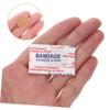 50Pcs Flexible Fabric Bandages Non Stick Oval Spot Bandages for Finger Tips Small Areas Breathable Comfortable for Active Lifestyles Scrapes view 3