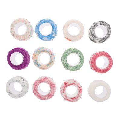 12Pcs Elastic Finger Sports Bandages Premium Self Adhesive Wraps for Comfortable Protection Breathable Durable for Sports Daily Use